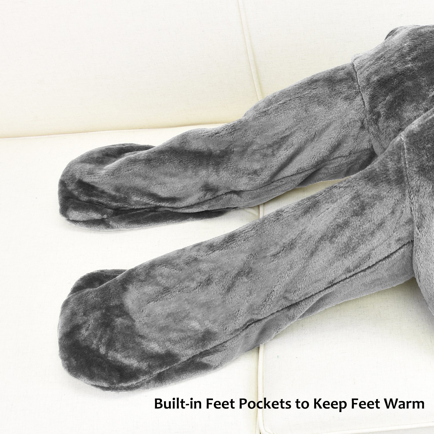 Catalonia Wearable Fleece Blanket with Sleeves Feet pockets for Adult Women 730440426978 eBay