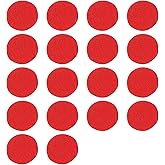 18 Pcs Extra Thick Red Cosmetic Sponge Skincare Facial Sponges Round Makeup Sponge Remover Face Wash Sponges Reusable For Cleansing