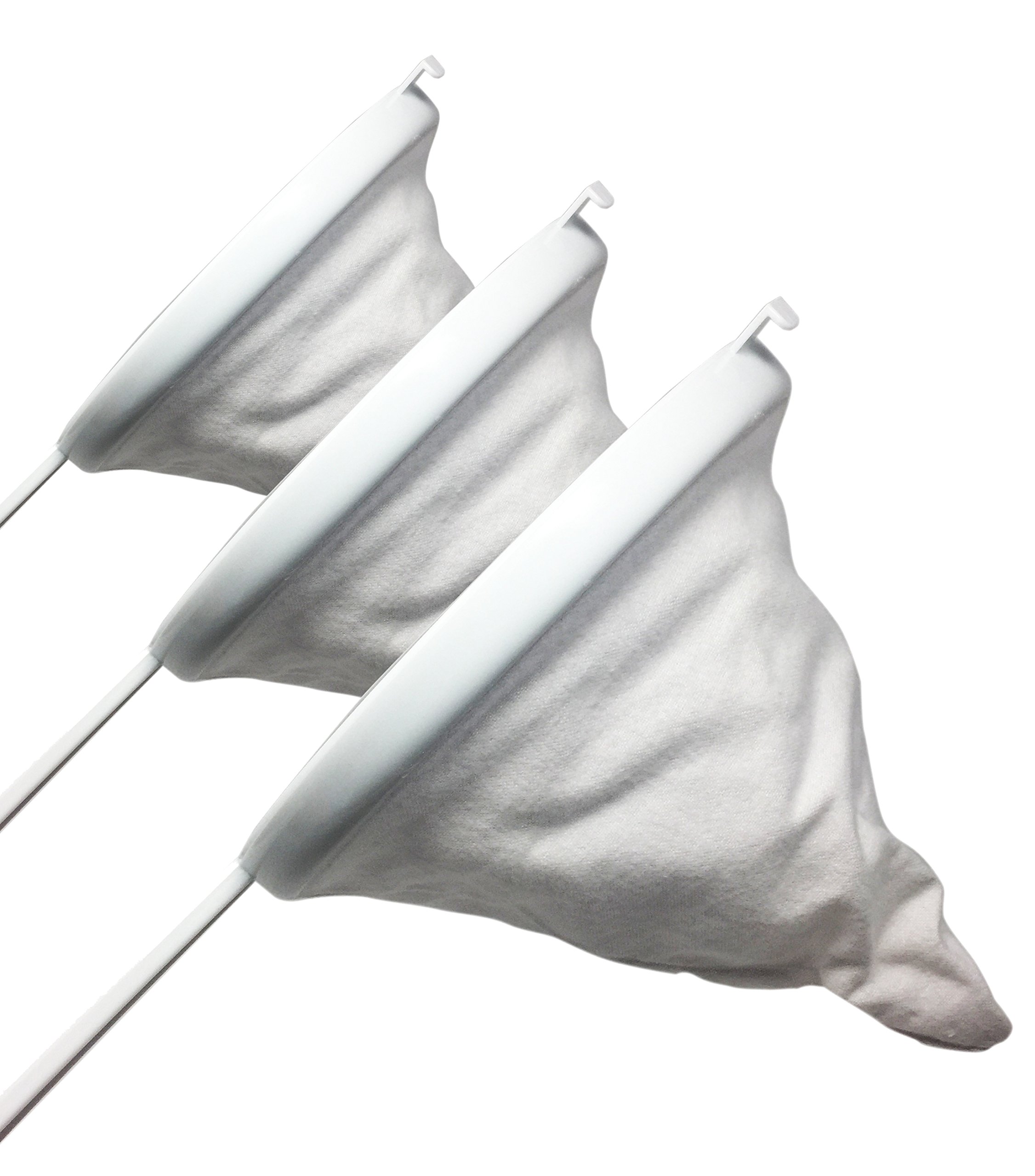 Space Home - Set of 3 Food Strainer - Made of Cloth and ABS - 16, 18, 20 cm