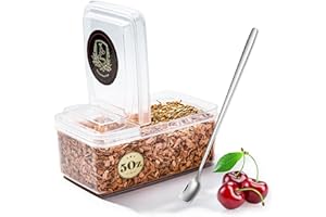 GIHOP 5 Oz Cherry Chips for Smoking, Wood Chips for Cocktail Smoker, Flavored Smoker Chips for Old Fashions, Whiskey, Bourbon, Smoker Drinks, Smoking Gun, Bar, Smoker Accessory Gifts for Men