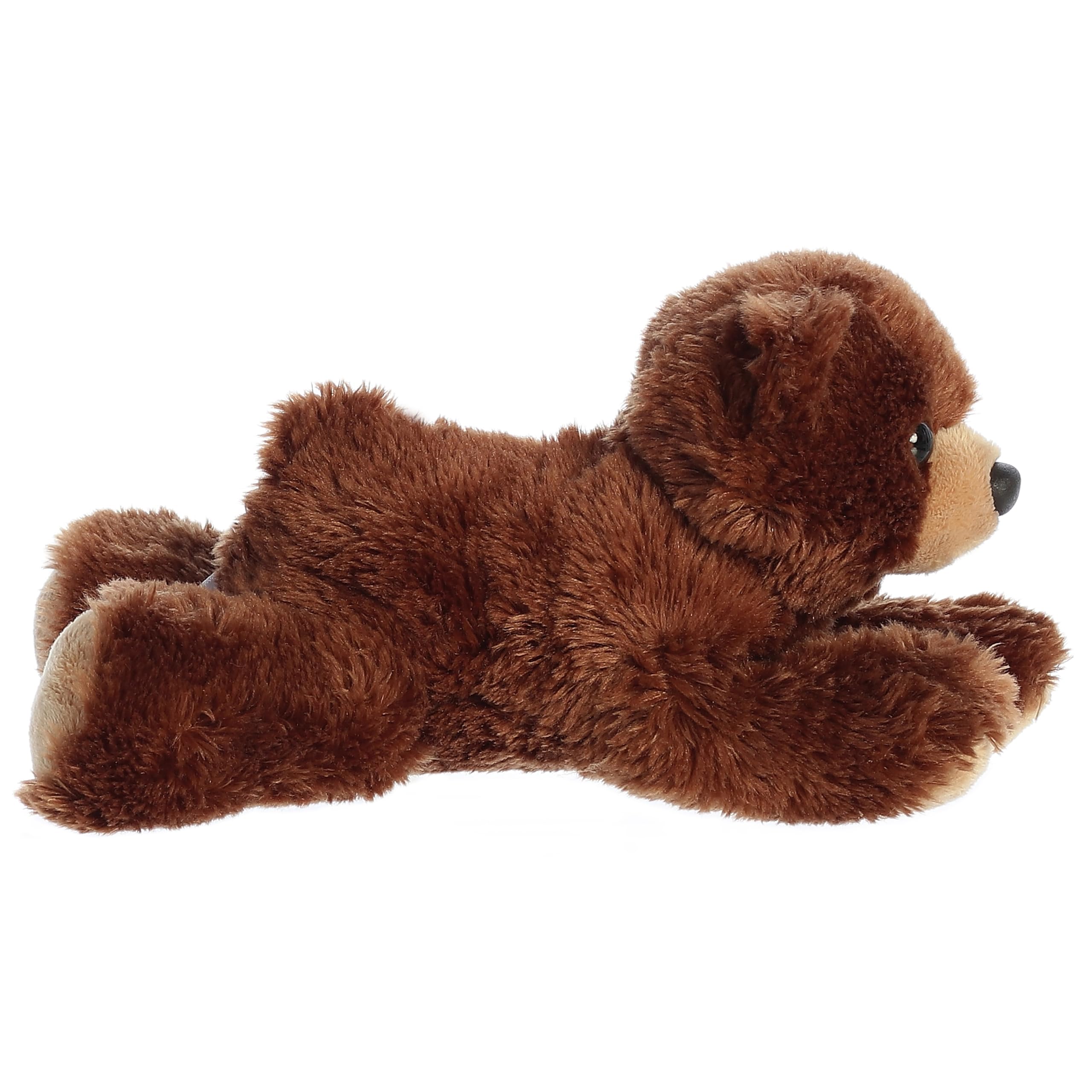 Aurora Adorable Mini Flopsie? Barnsworth? Stuffed Animal - Playful Ease - Timeless Companions - Brown 8 Inches