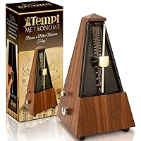 Tempi Metronome for Musicians - Includes Ebook and 2-Year Warranty - Mechanical Metronome for Piano, Metronome for Guitar/Vio