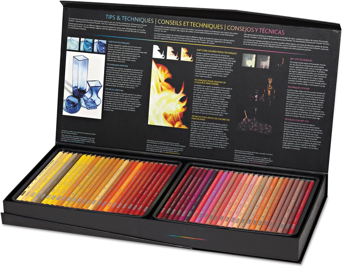 Prismacolor Premier Colored Pencils | Art Supplies for Drawing, Sketching, Adult Coloring | Soft Core Color Pencils, 150 Pack : Wood Colored Pencils : Office Products