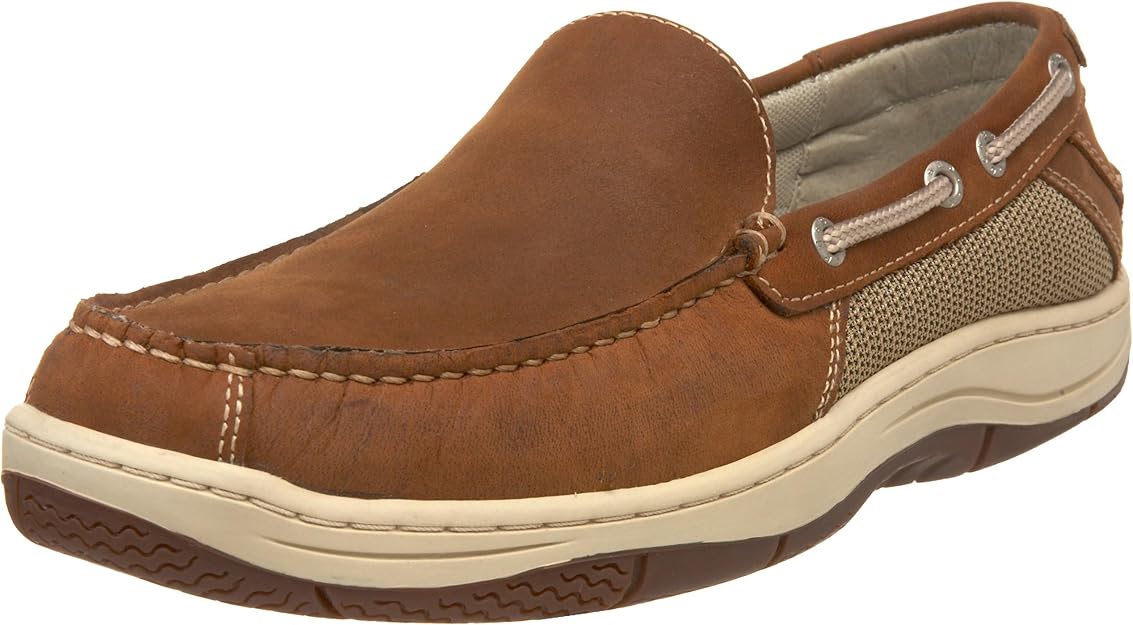 Dockers Men's Ballast SlipOn Boat Shoe, Dark Tan, 14 M US