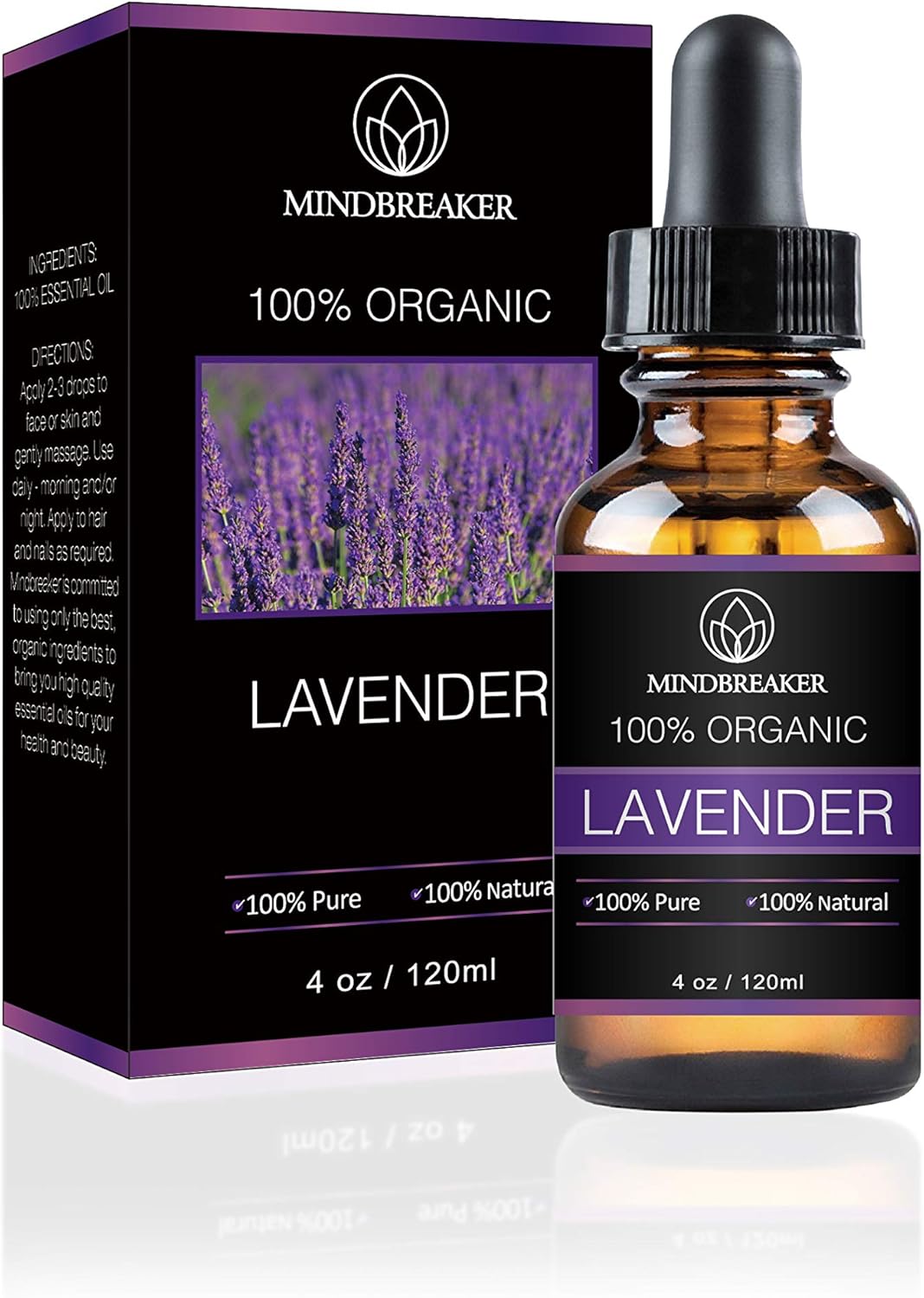 Aceite esencial de lavanda, Mindbreaker 100% el aceite esencial ...