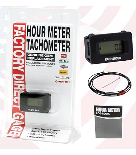 Amazon.com: Hardline Products USA Hour Meter (Re-Settable Hour