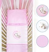 Baby Comfort Moon Pink 2 Piece Bedding Set 80x70 Duvet Cover & Pillowcase 12M+ view 3