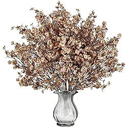 Sggvecsy 15 Pcs Babys Breath Artificial Flowers