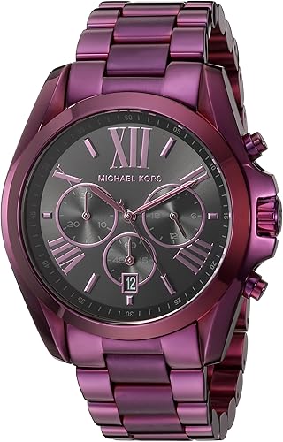 michael kors bradshaw watch purple