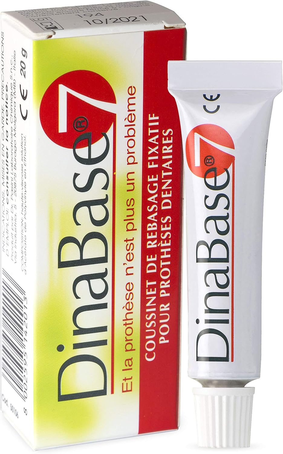 Dinabase 7 Rebasage Dentaire Fixatif Version Francaise Nouvelle Presentation Amazon Fr Hygiasne Et Soins Du Corps