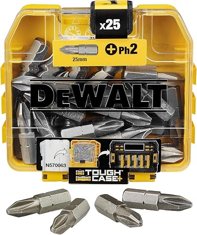 DeWalt DT7909QZ 25mm Flip PHillips No.2 Bits Set (Box of 25)