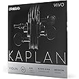 D'Addario Kaplan Vivo Violin String Set, 4/4 Scale, Medium Tension, KV310 4/4M
