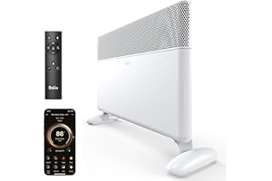 Ballu Convection Panel Space Heater for Large Room,1500W Electric Heater with Programmable Thermostat,WiFi App Control,Standi