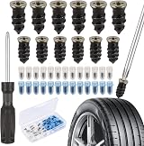 Zocipro 60Pcs Tyre Repair Kit Rubber Nails with Screwdriver S/L 6x12mm 7x15mm view 1