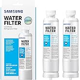 Samsung HAF-CIN-2P/EXP Genuine Refrigerator Water Filter, Reduces 99% of Harmful Contaminants for Clean, Clear Drinking Water, 6-Month Life, Easy Install, Pack of 2