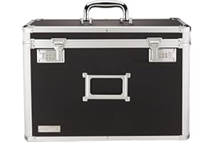 Vaultz Locking Personal File Tote for Legal Size Documents, Black (VZ01189)
