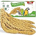 Millet for Birds 1.2LB, Natural Sun-Dried Spray Seed No Stems Only Edible Tops for Parakeet, Budgies, Finches, Cockatiels, Parrots, Lovebird, Hamster and Other Pets Treat