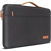 DOMISO Laptop Case Sleeve Protective Cover Compatible with MacBook Air 13 M4 M3 M2,MacBook Pro M2 M1,iPad Air/Pro,13 inch Dell,Lenovo, HP,Asus,Waterproof Computer Cases Bag with Handle,Black