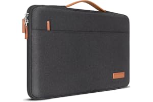 DOMISO 17 inch Laptop Sleeve Case Briefcase Water-Resistant Bag Portable Carrying Protector with Handle for 17.3" Notebook/De