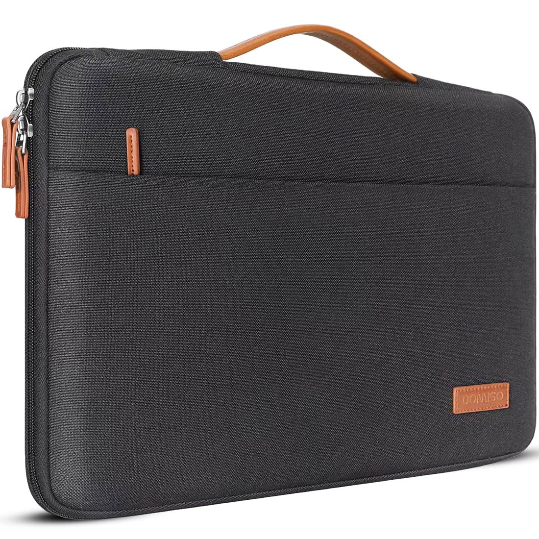 Photo 1 of DOMISO Laptop Case Sleeve Protective Cover Compatible with MacBook Air 13 M4 M3 M2,MacBook Pro M2 M1,iPad Air/Pro,13 inch Dell,Lenovo, HP,Asus,Waterproof Computer Cases Bag with Handle,Black