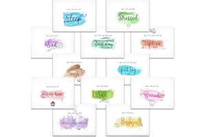 ZEDEV 12 Open When Envelopes, Colorful Envelope, Leaving Home Gift, Gift for college students long distance friends-XF-002