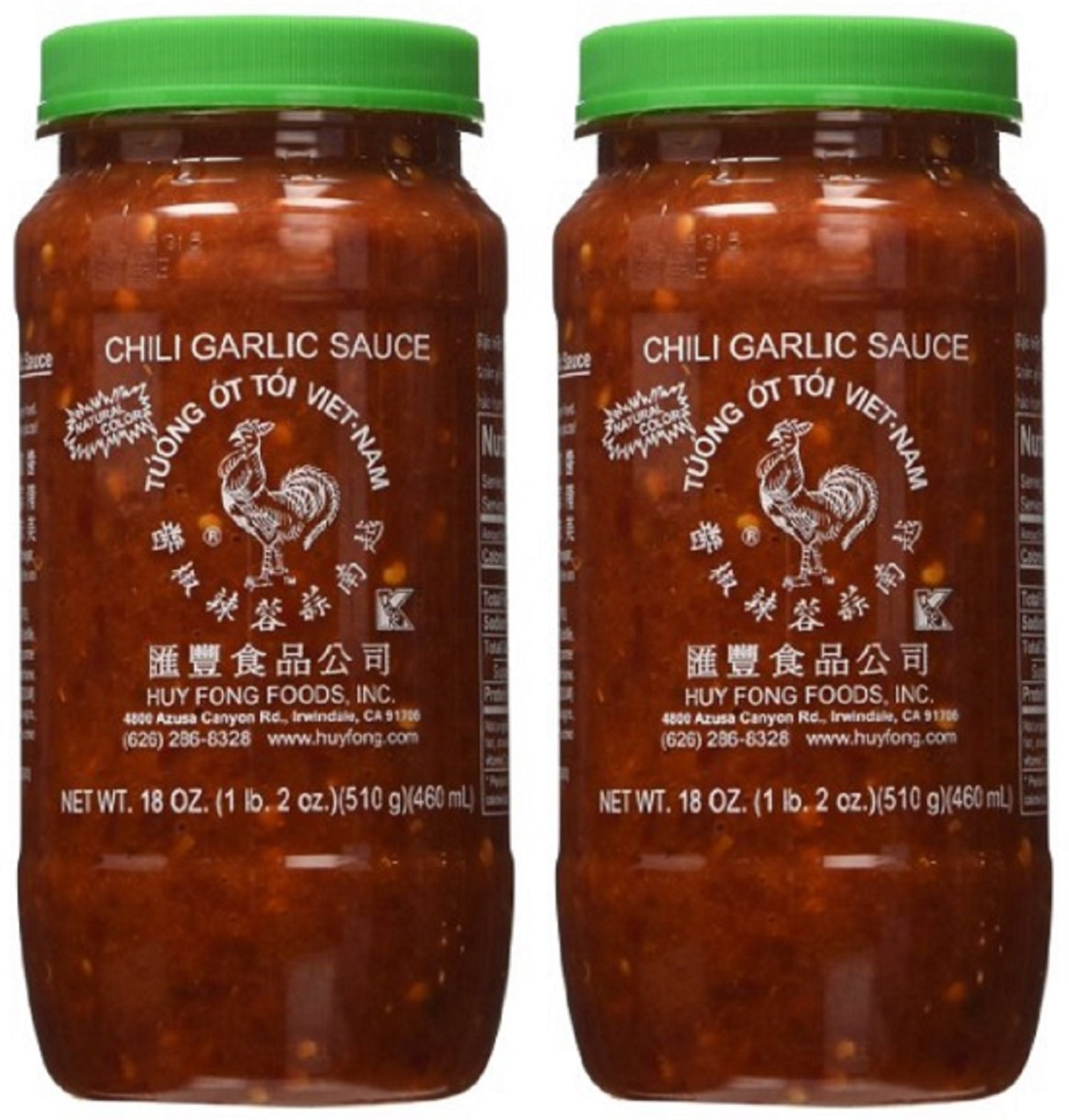 Huy Fong Sambal Oelek Ground Fresh Chili Paste (Large 18