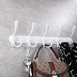 GlazieVault Coat Hooks for Wall 2 Pack Stainless Steel Heavy Duty White view 6