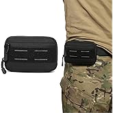 Heavy Duty Tactical Belt Pouch for Men - Small Molle Pouch,Tactical Admin Pouch Compact EDC Utility Gadget Gear Pouches for Traveling, Hiking