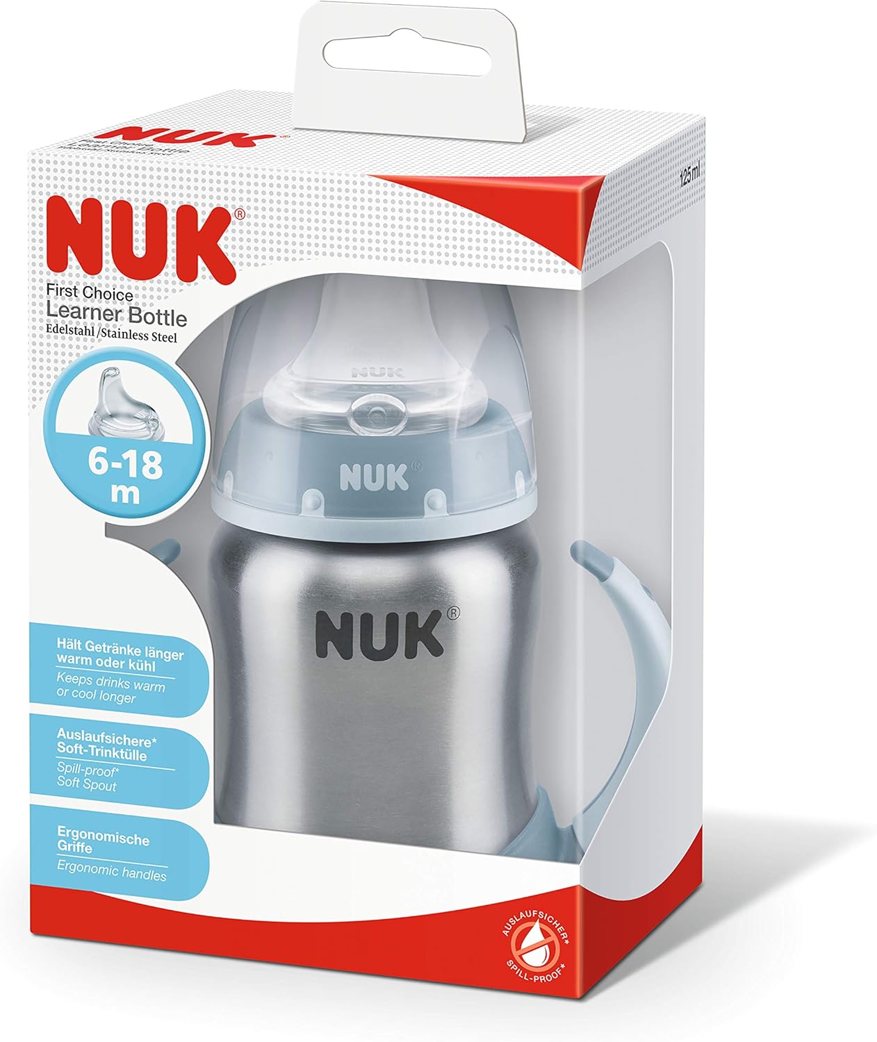 nuk stainless steel learner cup