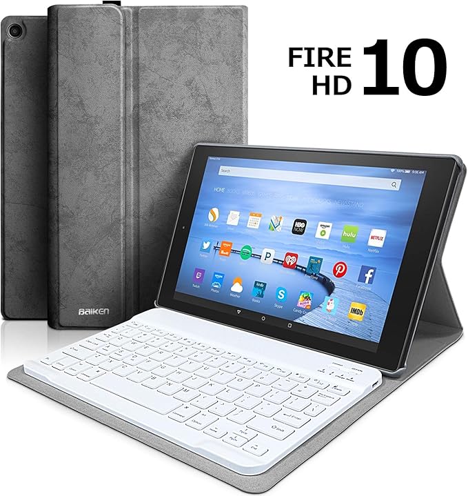 Keyboard Case for Fire HD 10 Tablet (9th Genertion 2019