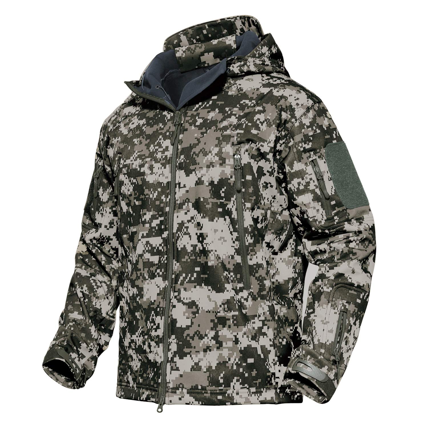 Asiaon Tactical Soft Shell Jacket Tactical Mens Waterproof