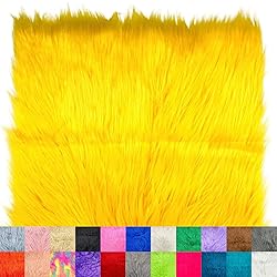 Ice Fabrics Faux Fur Fabric Squares - 10x10 Inches