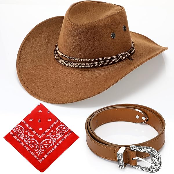 Tarpop 2 Pcs Rhinestone Cowboy Hat Bands for Women Bling  display picture 2