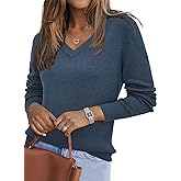 Arach&Cloz Women's Wool Blend Spring Sweaters Business Casual Outfits