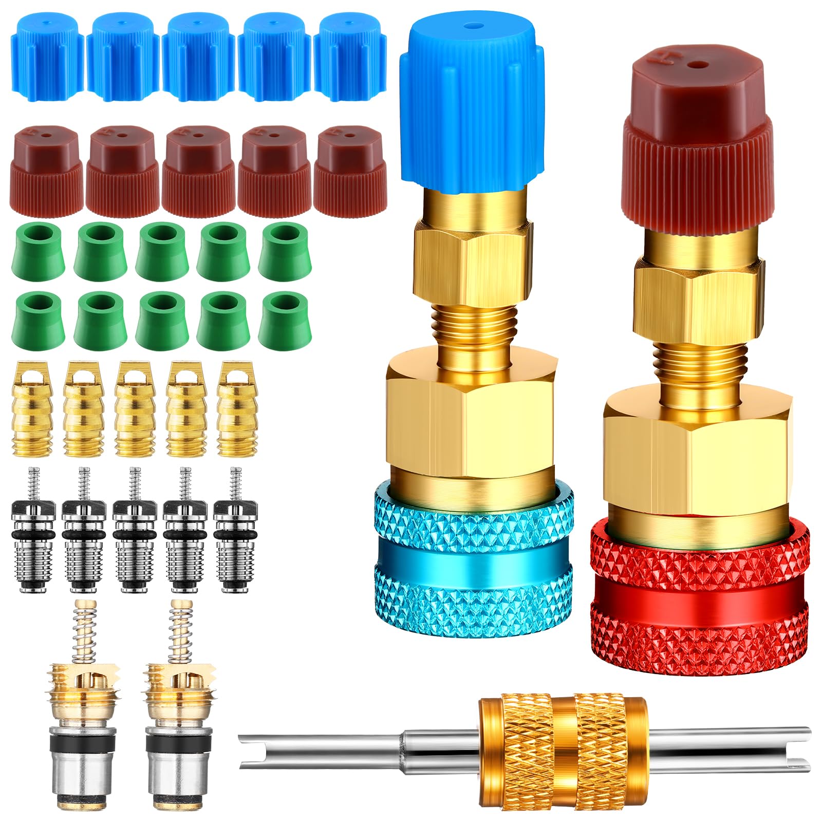 thumbnail image 2 of R1234YF Low Side Fitting With Schrader Valve – #3640 2 of 4