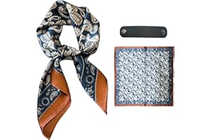 CHCYWJGJ Square Scarf Head Scarf Neck scarf Headscarf for Women with,Satin Hair Scarves Silk Bandana Scarf