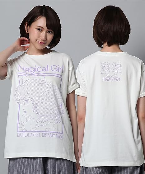 Amazon Co Jp Magical Girl マジカルガール Web限定 別注 魔法の天使クリーミーマミ Tシャツ ウィメンズ 服 ファッション小物