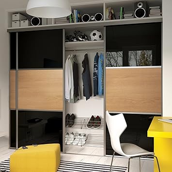 Sliding Wardrobe Door Set 4 Door Made To Measure Linear 3 Panel