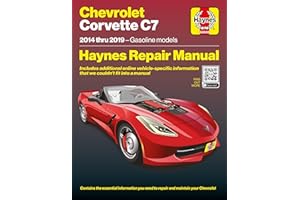 Haynes Compatible for The Chevrolet Corvette C7 (2014–2019) Repair Manual: Covers 6.2L LT1, LT4 & LT5 V8 Gas Engines – Step-by-Step Maintenance, Repairs, Diagnostics & Wiring Diagrams