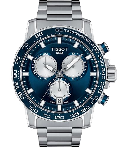 Amazon.com: Tissot PR 100, Swiss Quartz, 44mm, Blue Dial, Men's