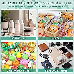 BuyCard 2 Pcs Pickleball Gifts Cosmetic Makeup Bag