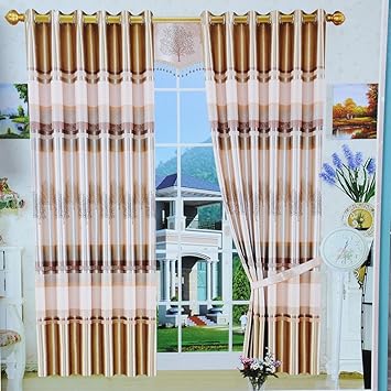 Amazon Com Wotefusi Home Multi Colored 2 Pieces Jacquard Blackout