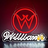 Whisky Neon Sign for Wall Decor Whisky LED Neon Light for Man Cave Bar Led Business Sign Suitable for Home Bar Pub Store Bistro Restaurant Party Club Birthday Gifts Art Size15.7 * 12.2In(JTD241)