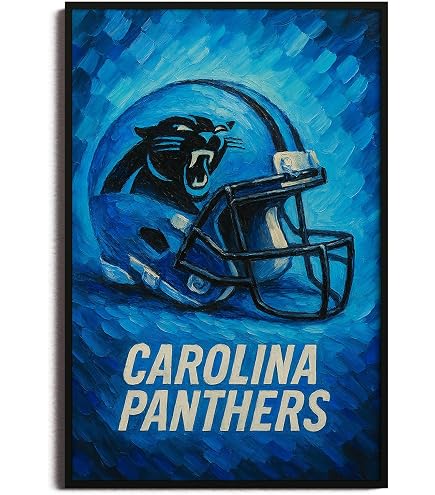 Placa De Interruptor De Pared Con Logo De Los Carolina Panthers – Decoración De Fan Para Habitación, Oficina O Cueva Del Hombre – Unbranded