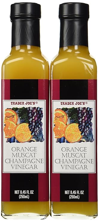 Amazon Com Trader Joe S Gourmet Orange Muscat Champagne Vinegar Pack Of 2 Fruit Vinegars Grocery Gourmet Food