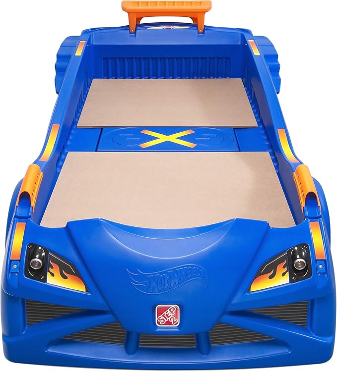Step2 Hot Wheels Toddler To Twin Bed With Lights Vehicle Model Number 854600 Toys Games Amazon Com