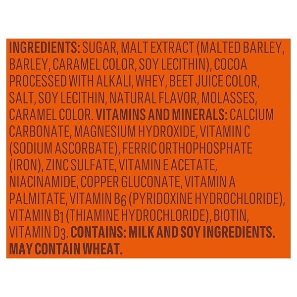 NESTLE OVALTINE CHOCOLATE MALT MIX, 12 OZ. CANISTER EASY TO PREPARE FORTIFIED MALT BEVERAGE