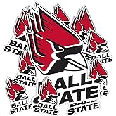 Desert Cactus Ball State University Sticker BSU Cardinals Ball U Sticker Vinyl Decals Laptop Water Bottle Car Scrapbook T3 (Type 3-1)
