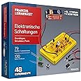 FRANZIS 67164 Electronic Circuits Learning Pack, Basics, Simulation, Practice, Complete Set for 48 Experiments, Includes 120 Page Manual: Practice. 79 Components + Laboratory Plug-in Board