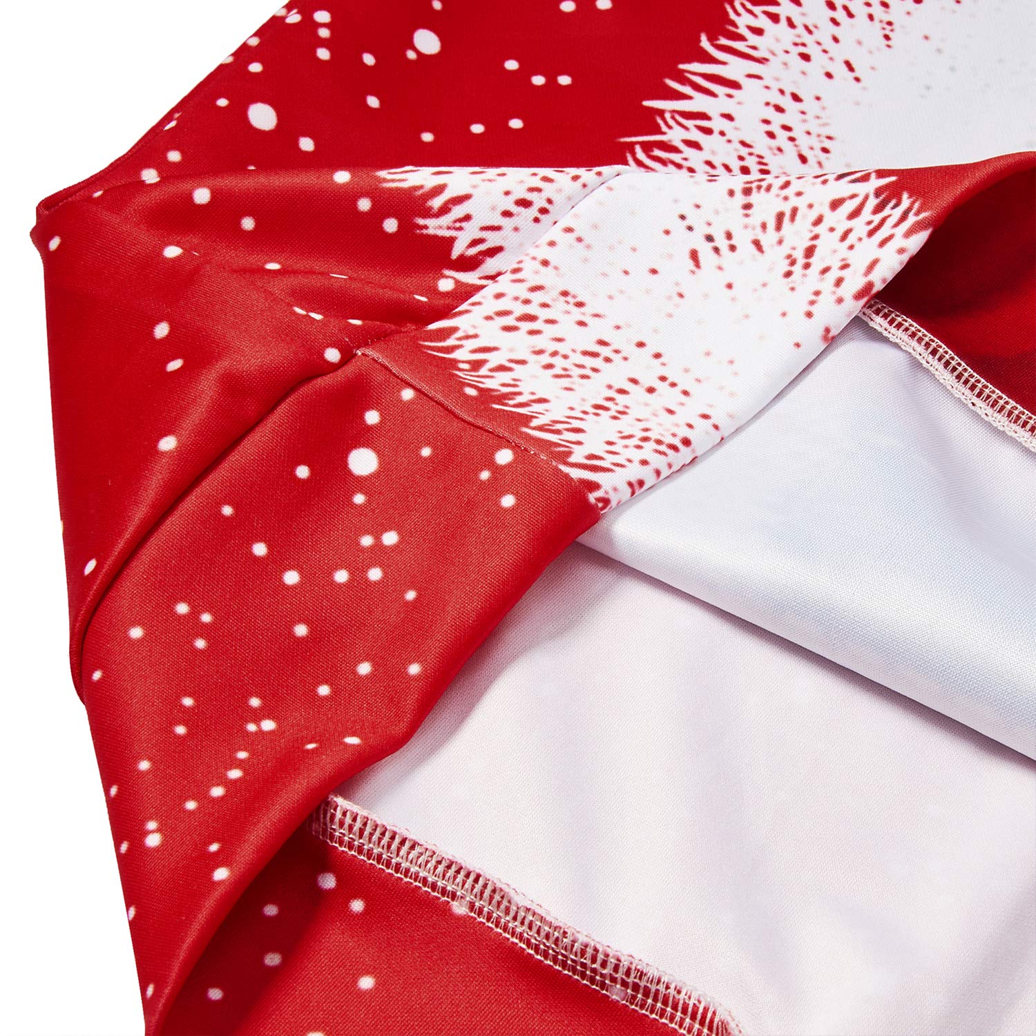 Leapparel Mens and womens Ugly Christmas Sweater party fancy dress Sweatshirt 3d Graphic Printed Round Neck Pullover t-shirts Red, Fake-2-pieces, US S/Asian Tag M